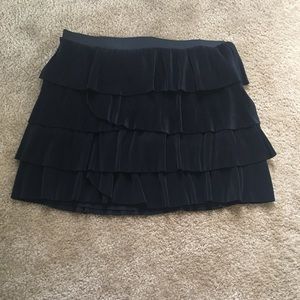 H&M Black Tiered Skirt